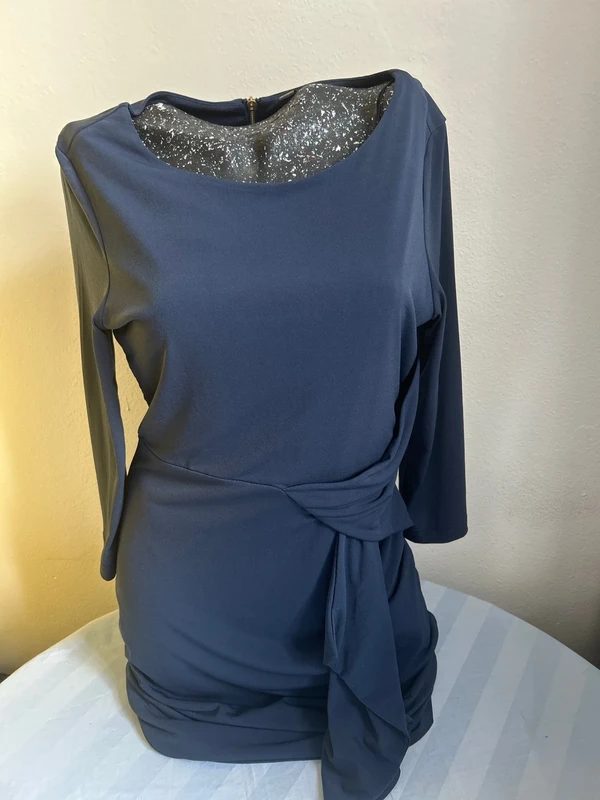 Námořnicky modré midi šaty Bonprix – vel. 36/38 (S/M)
