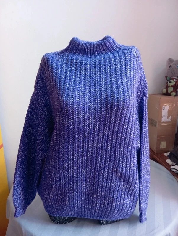 Fialový pletený svetr FB Sister Knitwear, vel. XXS