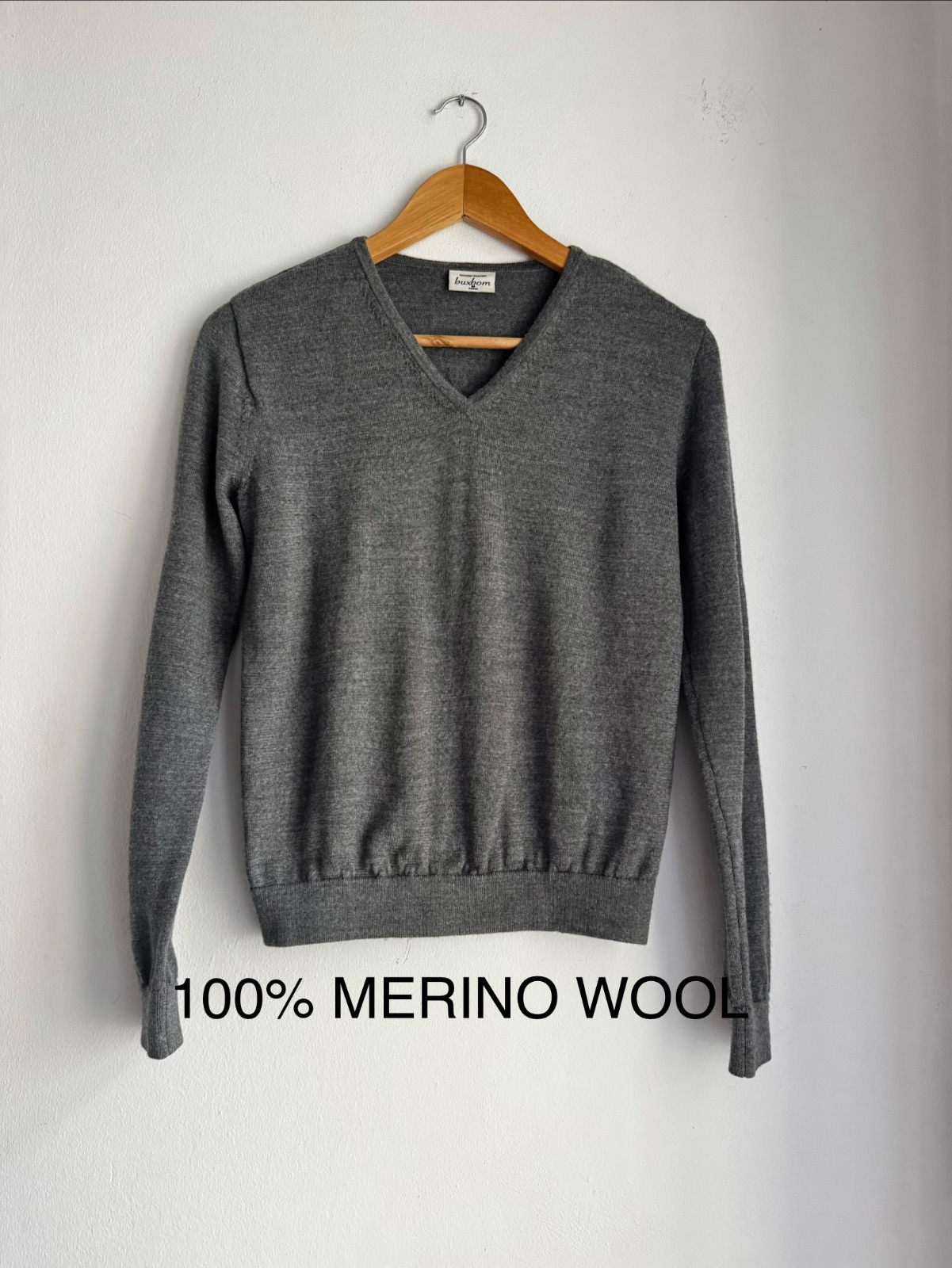 100% merino vlna véčkový svetr Buxbom