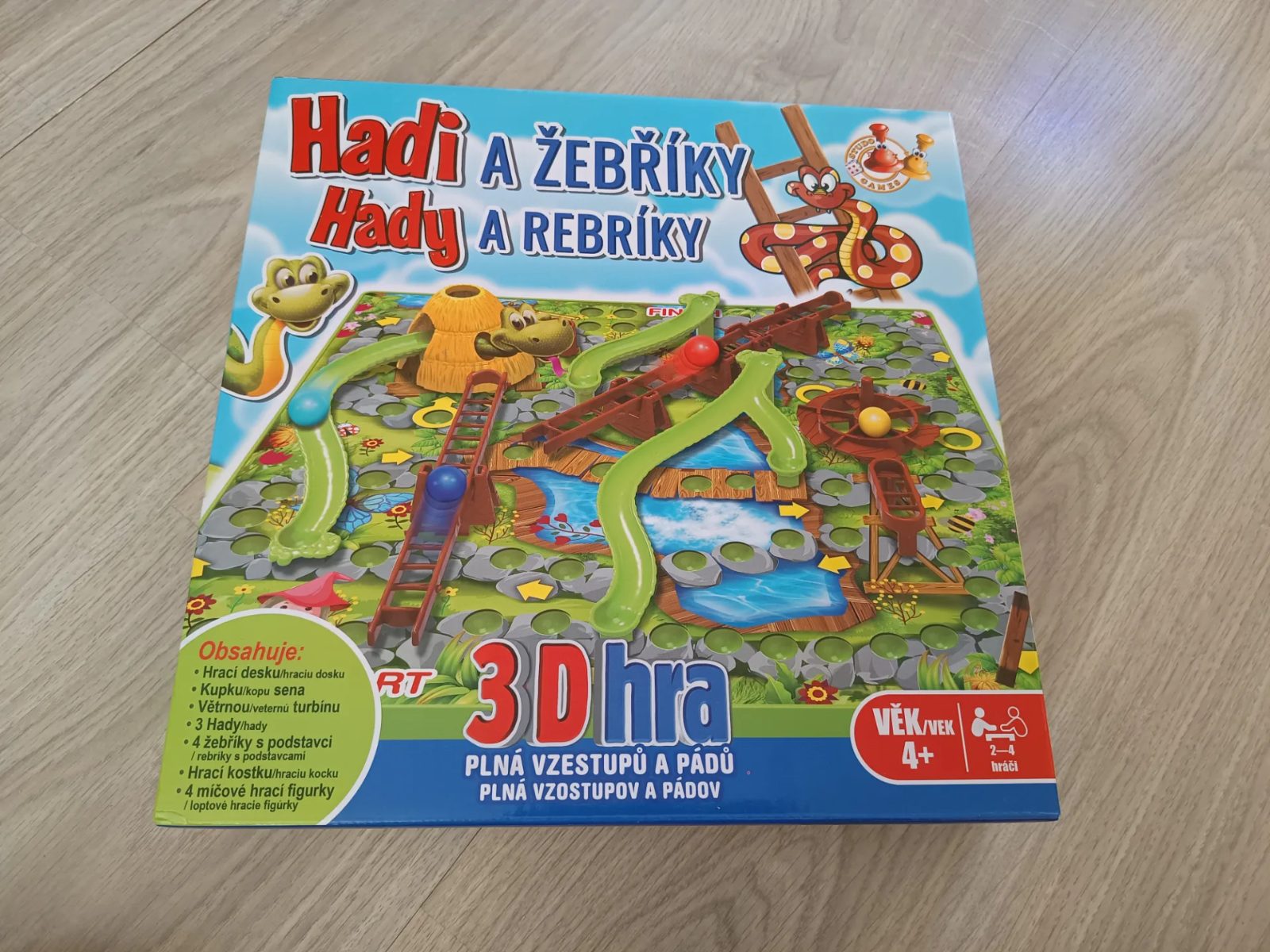 3D hra Hadi a žebříky Studo Games
